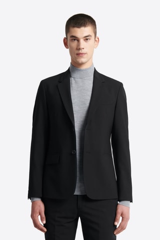 Chaqueta de lana - Negro