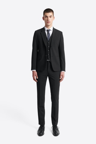 Chaqueta de lana - Negro