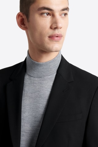 Chaqueta de lana - Negro