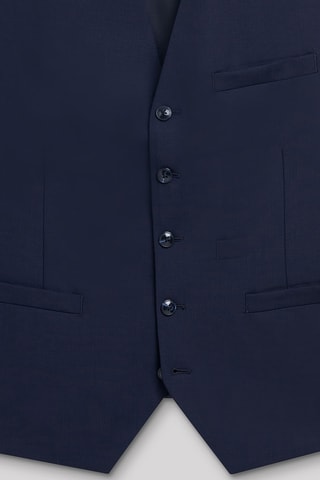 Chaleco de traje de lana - Azul marino