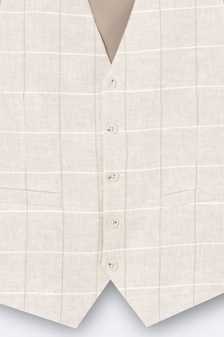 Chaleco de traje de lino - Beige