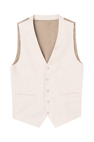 Chaleco de traje - Crudo