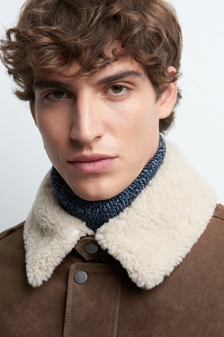 Cazadora de piel - Camel