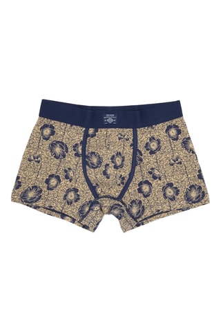 Bóxer - Beige y azul marino