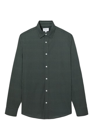 Overhemd Slim Fit - Donkergroen