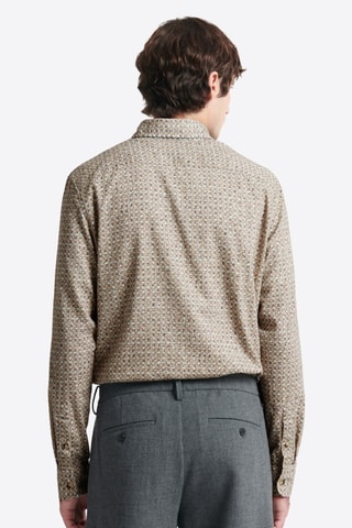 Camisa slim fit - Beige