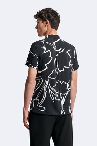 Camisa regular fit - Negro