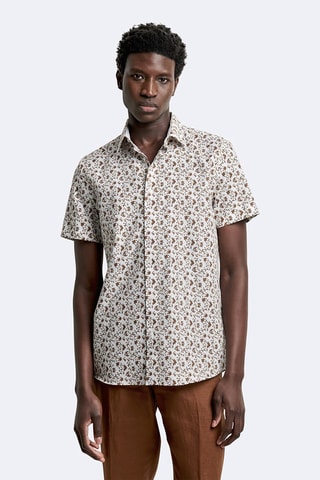 Camisa slim fit - Blanco