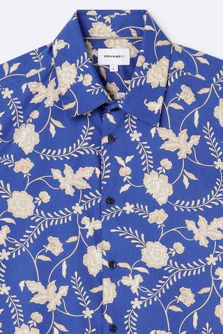 Camisa slim fit - Azul