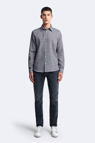 Overhemd Slim Fit - Grijs