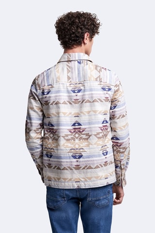 Sobrecamisa regular fit - Beige