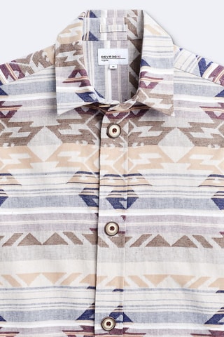 Sobrecamisa regular fit - Beige