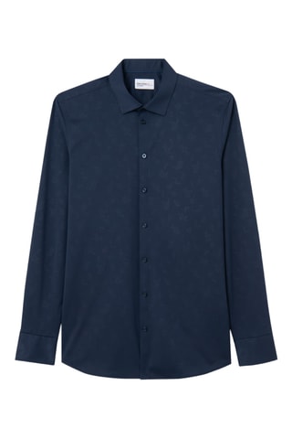 Camisa extraslim fit - Azul marino