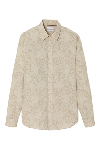 Camisa slim fit - Beige