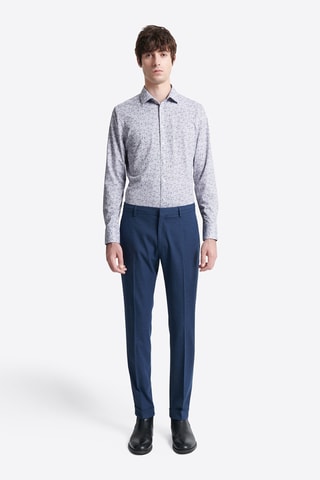 Overhemd Slim Fit - Marineblauw