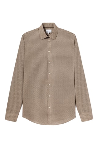 Overhemd Slim Fit - Bruin