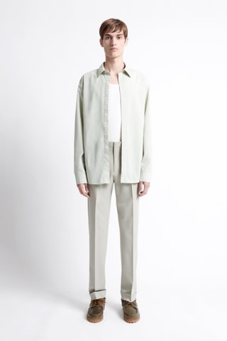 Camisa regular fit - Verde