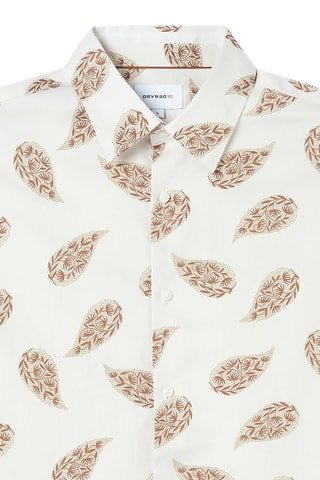 Camisa slim fit vegana - Blanco