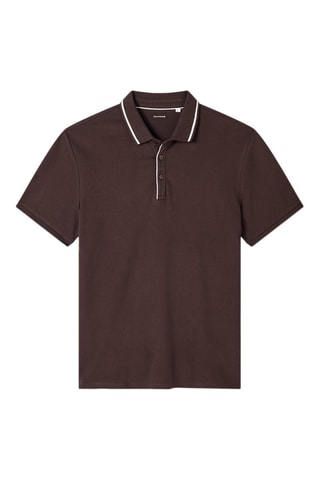 Polo slim fit - Marrón