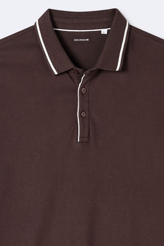 Polo slim fit - Marrón
