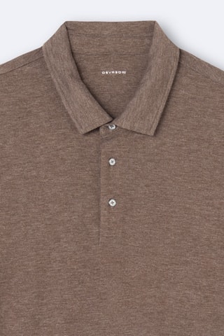 Polo Slim Fit - Gemêleerd Bruin