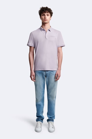 Polo slim fit - Violeta claro