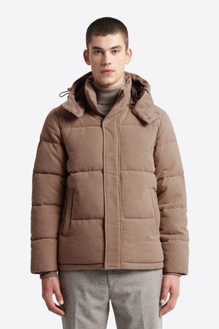 Anorak con capucha - Marfil