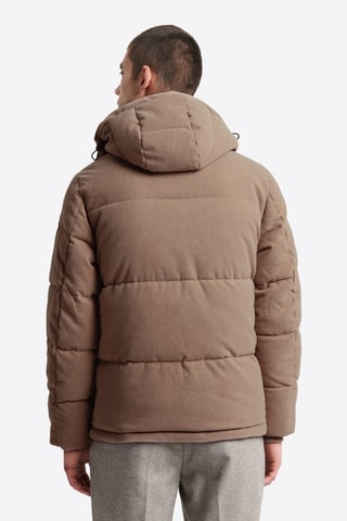 Anorak con capucha - Marfil