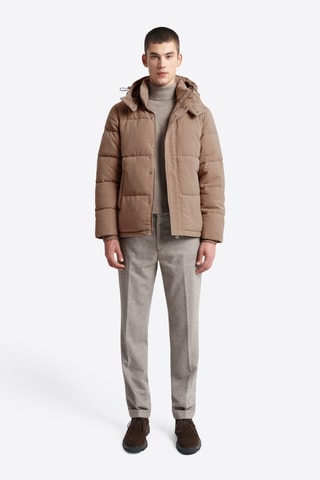 Anorak con capucha - Marfil