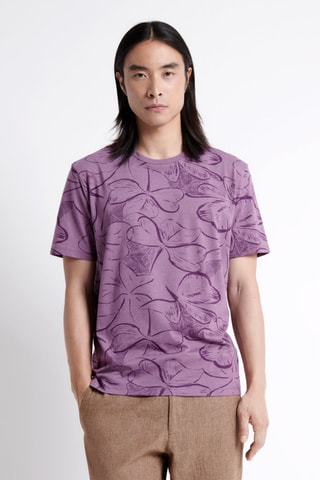 Camiseta slim fit - Violeta