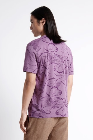 Camiseta slim fit - Violeta