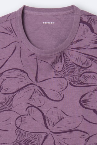 Camiseta slim fit - Violeta