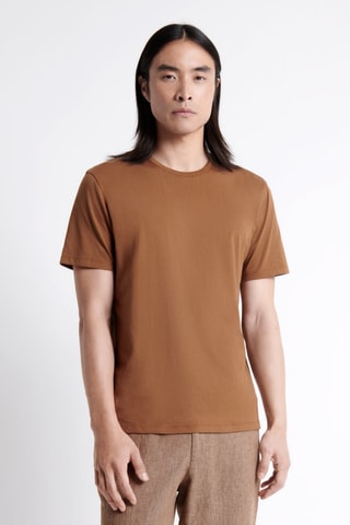 T-shirt Slim Fit - Bruin