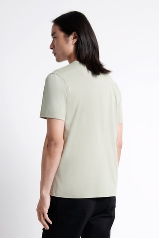 Camiseta slim fit - Verde claro