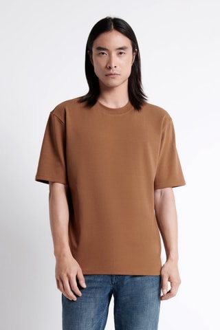 Camiseta regular fit - Camel