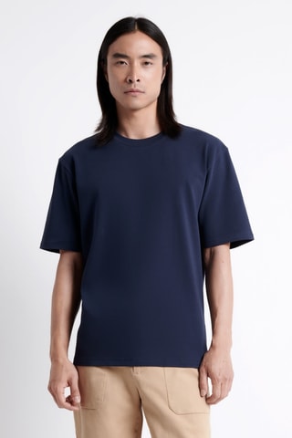 Camiseta regular fit - Azul marino