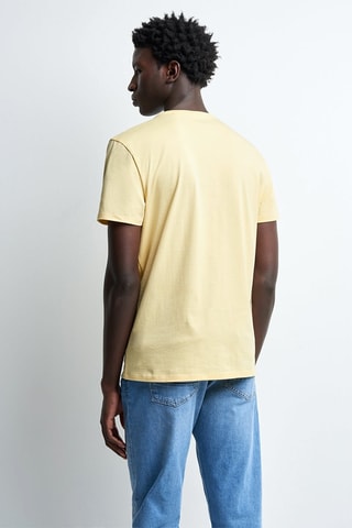 Camiseta slim fit - Amarillo