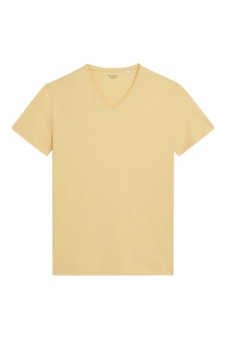 Camiseta slim fit - Amarillo