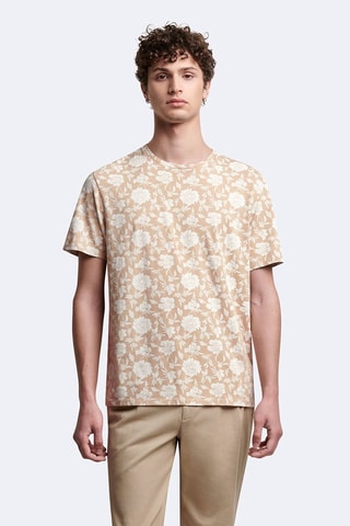 Camiseta slim fit - Beige