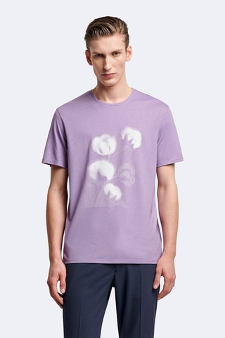 Camiseta slim fit - Violeta