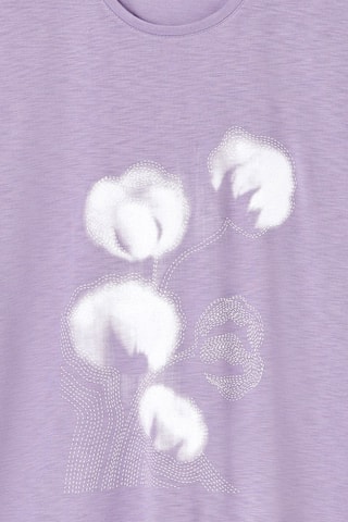 Camiseta slim fit - Violeta