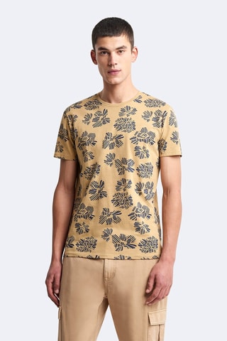 Camiseta slim fit - Beige
