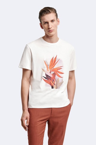 Camiseta slim fit - Blanco