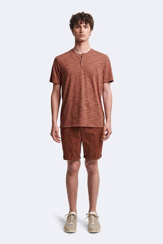 Camiseta slim fit - Marrón