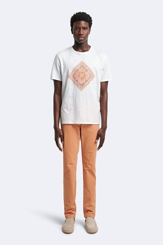 Camiseta slim fit - Blanco