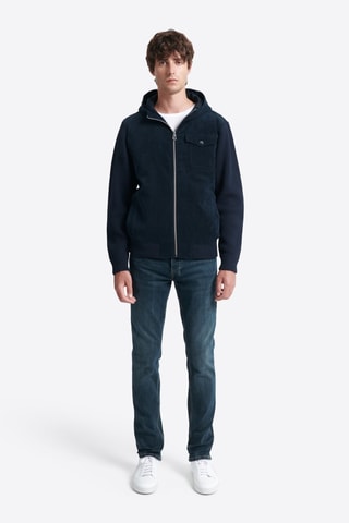 Sudadera con capucha - Azul marino