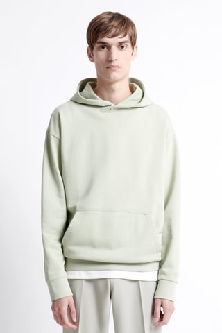 Sudadera con capucha - Verde agua