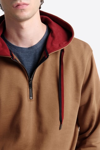 Sudadera con capucha - Camel