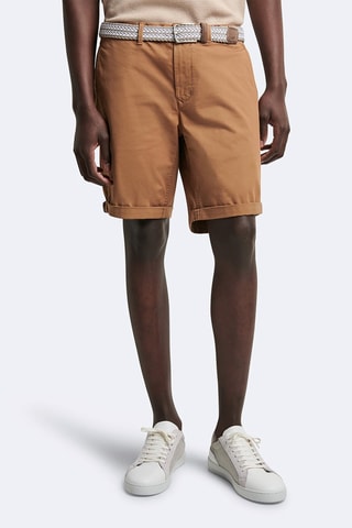 Bermudas slim fit - Marrón