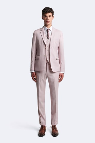 Pantalón de traje de lana - Rosa